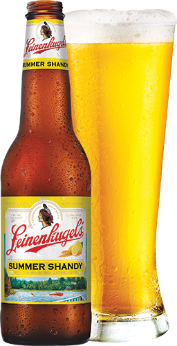 Summer Shandy Bottle and Glass