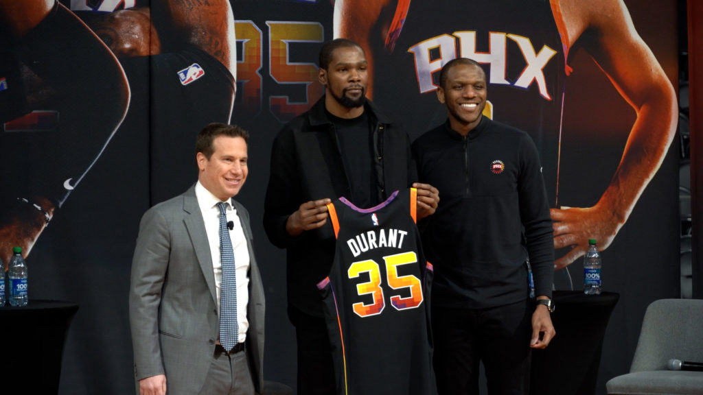 Kevin Durant trade gave big boost to Suns jersey sales