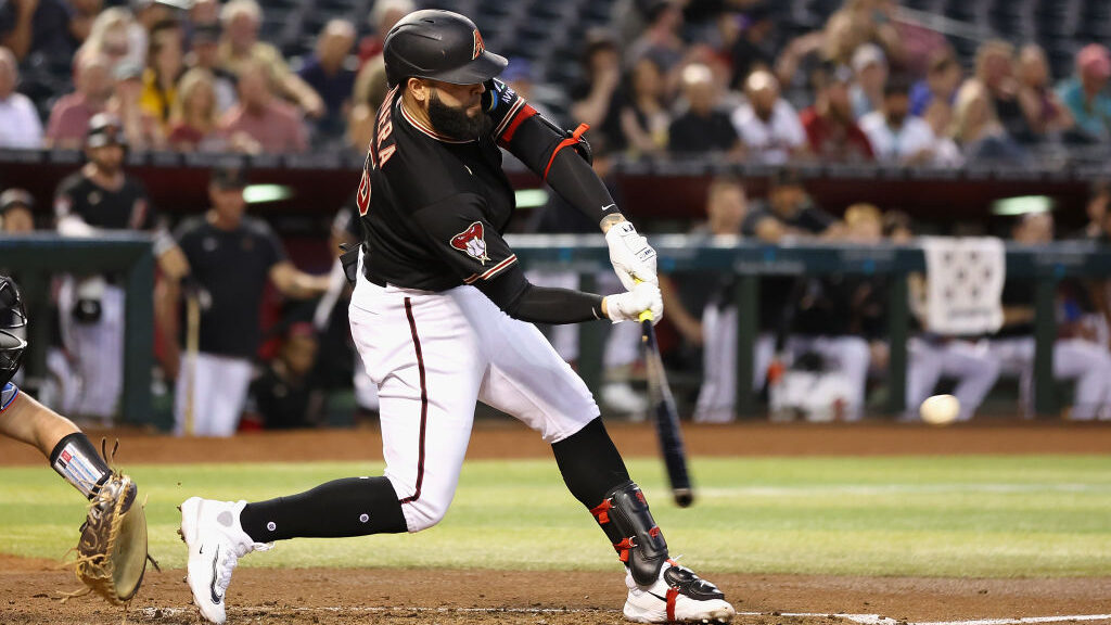 Arizona Diamondbacks third baseman Emmanuel Rivera circles the bases  News Photo - Getty Images