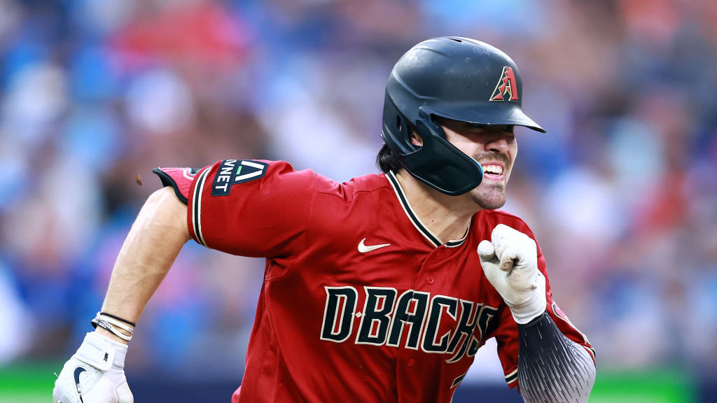 Corbin Carroll's RBI triple, 07/18/2023