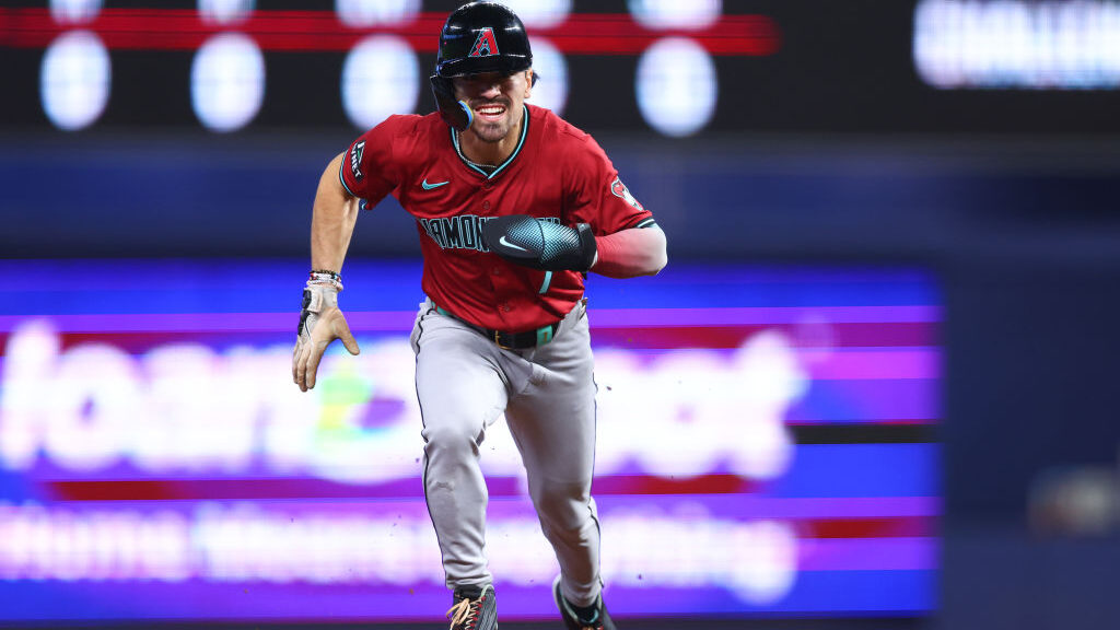 Corbin Carroll’s home run streak continues against the Marlins