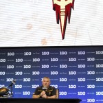 Arizona State head coach Todd Graham speaks to reporters during Pac-12 Football Media Days, Thursday, July 30, 2015, in Burbank, Calif. (AP Photo/Mark J. Terrill)