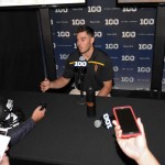 Arizona State quarterback Mike Bercovici speaks to reporters during Pac-12 Football Media Days, Thursday, July 30, 2015, in Burbank, Calif. (AP Photo/Mark J. Terrill)