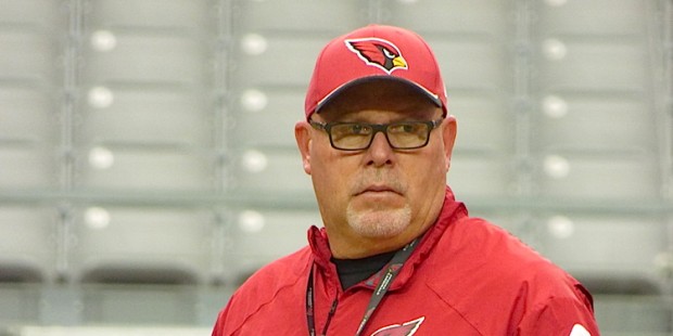 Head coach Bruce Arians at Arizona Cardinals training camp Tuesday, August 18, 2015 in Glendale. (P...