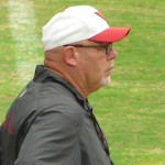 Head coach Bruce Arians looks on at Arizona Cardinals training camp in Glendale, Wednesday, August 19, 2015. (Photo: Vince Marotta/ArizonaSports)