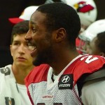 Patrick Peterson has a laugh at Arizona Cardinals training camp Tuesday, August 18, 2015 in Glendale. (Photo: Vince Marotta/Arizona Sports)