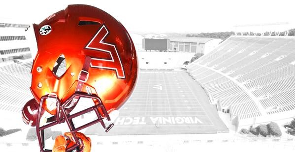Helmets to be worn by Virginia Tech against Ohio State to honor shooting victims. (Twitter Photos)...