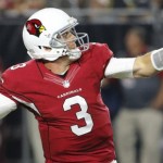 Arizona Cardinals quarterback Carson Palmer throws against the San Diego Chargers during the first half of an NFL preseason football game, Saturday, Aug. 22, 2015, in Glendale, Ariz. (AP Photo/Ross D. Franklin)