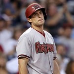 Arizona Diamondbacks' Paul Goldschmidt reacts to striking out against the San Diego Padres during the fourth inning of a baseball game in San Diego, Saturday, Sept. 26, 2015. (AP Photo/Alex Gallardo)