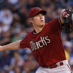 Arizona Diamondbacks starting pitcher Chase Anderson throws against the Colorado Rockies during the first inning of a baseball game Wednesday, Sept. 2, 2015, in Denver. (AP Photo/Jack Dempsey)