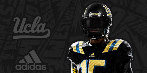 Adidas NCAA Youth UCLA Bruins #1 Event Football Jersey, Black
