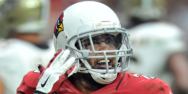 Arizona Cardinals safety (26) Rashad Johnson on the field during a game against the New Orleans Sai...