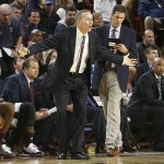 Texas A&M coach Billy Kennedy reacts to a call during the second half of an NCAA college basketball game against Arizona State, Saturday, Dec. 5, 2015, in Tempe, Ariz. (AP Photo/Rick Scuteri)