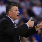Creighton coach Greg McDermott signals a play during the first half of an NCAA college basketball game against Arizona State in Omaha, Neb., Wednesday, Dec. 2, 2015. (AP Photo/Nati Harnik)