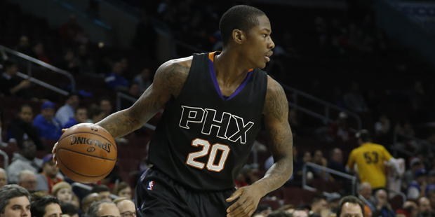 Phoenix Suns' Archie Goodwin in action during an NBA basketball game against the Philadelphia 76ers...