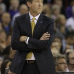 Phoenix Suns head coach Jeff Hornacek walks the sidelines as he watches his team play the Sacramento Kings in the second half of an NBA basketball game, Saturday, Jan. 2, 2016, in Sacramento, Calif.  The Kings won 142-119.  (AP Photo/Rich Pedroncelli)