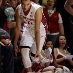 Stanford guard Dorian Pickens (11) reacts after making a 3-point basket against Arizona State during the first half of an NCAA college basketball game Saturday, Jan. 23, 2016, in Stanford, Calif. (AP Photo/Marcio Jose Sanchez)