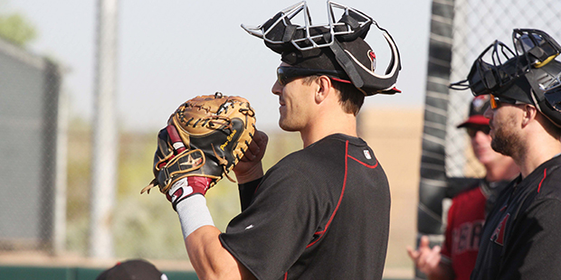 Before Chris Hermann was a catcher for the D-backs he worked in construction for his father’s com...