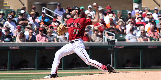 Robbie Ray will make the Opening Day roster for the first time in his career. (Photo by: Jessica Wa...