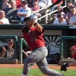Trimmed down from his rookie season, Cuban import Yasmany Tomas takes the left field spot vacated by David Peralta's move to right and Ender Inciarte's departure to Atlanta. Tomas batted .419 in spring training, and all eyes are on if he can begin living up to the hefty contract he signed.