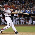 Arizona Diamondbacks' Paul Goldschmidt connects for a home run against the St. Louis Cardinals during the fourth inning of a baseball game Wednesday, April 27, 2016, in Phoenix. (AP Photo/Ross D. Franklin)
