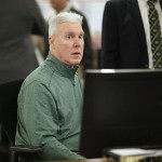 Green Bay Packers general manager Ted Thompson looks on inside the war room during the 2016 NFL Football draft at Lambeau Field in Green Bay, Wis., on Thursday, April 28, 2016. (Evan Siegle/The Green Bay Press-Gazette via AP) NO SALES; MANDATORY CREDIT