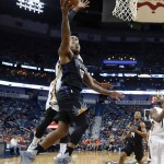 Phoenix Suns forward P.J. Tucker (17) goes to the basket in the first half of an NBA basketball game against the New Orleans Pelicans in New Orleans, Saturday, April 9, 2016. (AP Photo/Gerald Herbert)