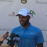 Charlotte Hornets guard Troy Daniels is interested in hosting his own charity golf tournament after coming out to support Calais Campbell and the CRC Foundation. (Photo by Mike Boylan/Cronkite News)