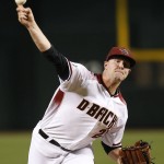 Arizona Diamondbacks Archie Bradley throws in the first inning during a baseball game against the Tampa Bay Rays, Wednesday, June 8, 2016, in Phoenix. (AP Photo/Rick Scuteri)