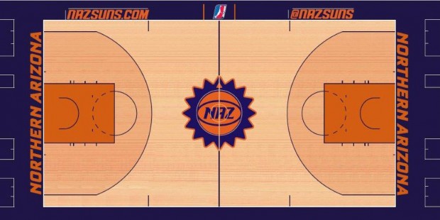 Northern Arizona Suns show off court design