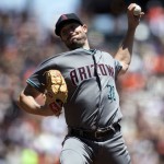 Arizona Diamondbacks starting pitcher Robbie Ray delivers against the San Francisco Giants during the first inning of baseball game on Saturday, July 9, 2016, in San Francisco. (AP Photo/D. Ross Cameron)