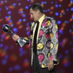 Craig Sager accepts the Jimmy V award for perseverance at the ESPY Awards at Microsoft Theater on Wednesday, July 13, 2016, in Los Angeles. (Photo by Chris Pizzello/Invision/AP)