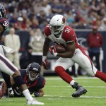 Arizona Cardinals running back David Johnson (31) runs for a touchdown during the first half of an NFL preseason football game against the Houston Texans, Sunday, Aug. 28, 2016, in Houston. (AP Photo/Jeff Roberson)