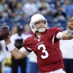 Arizona Cardinals quarterback Carson Palmer passes during the first half of a preseason NFL football game against the San Diego Chargers, Friday, Aug. 19, 2016, in San Diego. (AP Photo/Denis Poroy)