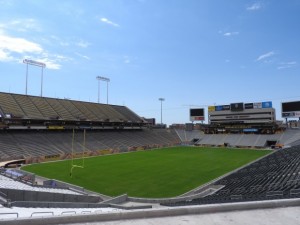 Arizona State University had a media tour on Aug. 23 after Phase II of renovations at Sun Devil Stadium were completed. (Photo by Craig Morgan/Arizona Sports)