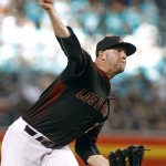 Arizona Diamondbacks' Archie Bradley throws a pitch against the San Francisco Giants during the first inning of a baseball game, Saturday, Sept. 10, 2016, in Phoenix. (AP Photo/Ralph Freso)