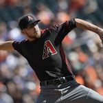 Arizona Diamondbacks pitcher Braden Shipley delivers against the Baltimore Orioles in the first inning of a baseball game, Sunday, Sept.25, 2016, in Baltimore. (AP Photo/Gail Burton)