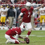 2014: Special Teams Player of the Week - Week 6Chandler Catanzaro made all three of his field attempts, which came from 33, 49 and 37 yards out to help the Cardinals to a 30-20 win over the Redskins.