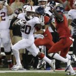 Stanford running back Bryce Love (20) runs the ball against Arizona during the second half of an NCAA college football game, Saturday, Oct. 29, 2016, in Tucson, Ariz. Stanford defeated Arizona 34-10. (AP Photo/Rick Scuteri)