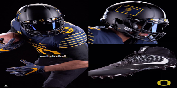 Why Oregon's wearing blue-and-gold uniforms that say 'Webfoots' against  Washington 
