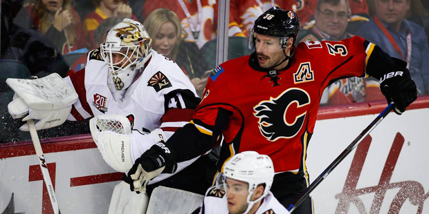 Mike Smith returned from injury in the Arizona Coyotes' 2-1 overtime loss to the Calgary Flames on ...