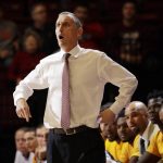 Arizona State head coach Bobby Hurley yells out instructions during the first half of an NCAA college basketball game against Stanford Friday, Dec. 30, 2016, in Stanford, Calif. (AP Photo/Marcio Jose Sanchez)