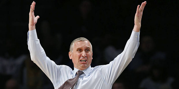 Arizona State head coach Bobby Hurley reacts to an official's foul call in the second half of an NC...