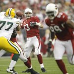 Warner had produced many good games throughout his career, but few could even come close to the Wild Card Round against the Packers. He completed 29-of-33 passes for 379 yards and 5 touchdowns as the Cardinals knocked off Green Bay 51-45 in OT.