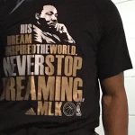 The NBA's MLK Day shirt.