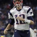 New England Patriots' Tom Brady runs into the field before the NFL Super Bowl 51 football game against the Atlanta Falcons, Sunday, Feb. 5, 2017, in Houston. (AP Photo/Jae C. Hong)