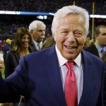 New England Patriots owner Robert Kraft gives a thumbs up, before the NFL Super Bowl 51 football game against the Atlanta Falcons, Sunday, Feb. 5, 2017, in Houston. (AP Photo/Patrick Semansky)