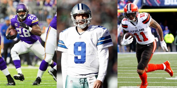 NFL free agency starts next week with the three biggest names expected to find new homes are Adrian...