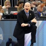 Xavier head coach Chris Mack calls out a play during the first half of the first round of the NCAA college basketball tournament against Maryland, Thursday, March 16, 2017 in Orlando, Fla. (AP Photo/Wilfredo Lee)