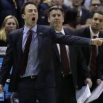 Minnesota head coach Richard Pitino reacts during the second half of an NCAA college basketball tournament first round game against Middle Tennessee State Thursday, March 16, 2017, in Milwaukee. (AP Photo/Morry Gash)
